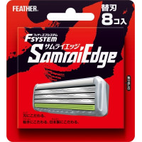 Feather EV-system Samurai Edge Сменные картриджи с тройным лезвием 8 шт
