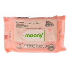Влажные салфетки Moony (м.у.) 60 шт