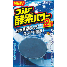 Очищающая и ароматизирующая таблетка для бачка унитаза ST Blue Enzyme Power с ферментами 120 гр