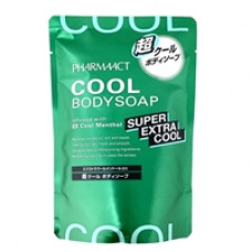 Kumano Pharmaact Extra Cool Body Soap Мыло жидкое для тела освежающее и тонизирующее Ментол и Алоэ (