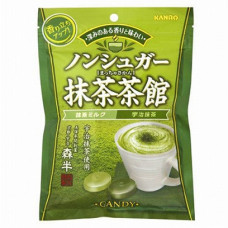 Kanro Non-Sugar Green Tea Candy Карамель без сахара со вкусом зеленого чая Маття 72 гр