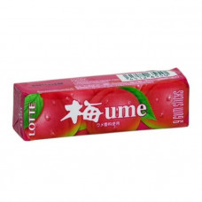 Lotte Ume Gum Жевательная резинка Японская слива 9 пластинок