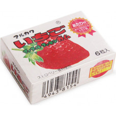 Marukawa Marble Strawberry Жевательная резинка Клубника 1 упаковка 5,4 гр (6 шарика)