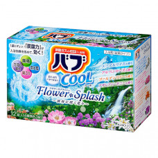 Kao Bub Flower Splash Соль для ванны в таблетках Эдельвейс/Лилия/Альпийская роза/Азалия 40 гр х 12 ш