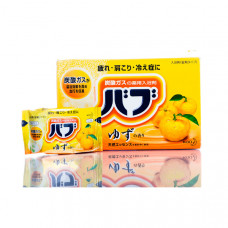 Kao Bub Соль для ванны в таблетках Цитрус (вода оранжевая) 40 гр х 20 шт