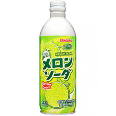 Напиток безалкогольный газированный Sangaria Hajikete Melon Дыня 500 мл (бутылка металлическая)