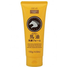 Kumano Deve Horse Oil Cleansing Form Очищающая пенка для умывания с лошадиным маслом 130 гр