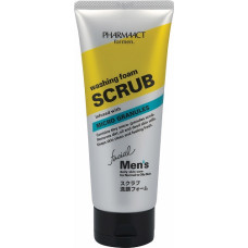 Kumano Pharmaact for men Washing Foam Scrub Facial Мужская пенка-скраб для лица 130 гр